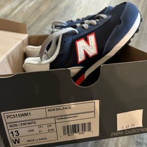 New balance size 13W boys shoes